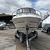 White/Blue 1997 Sea Ray 215 Expresser Cruiser