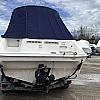 White/Blue 1997 Sea Ray 215 Expresser Cruiser